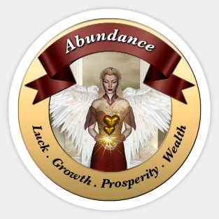 Angel of Abundance Sticker